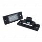 2pcs White LED License Number Plate Light For VW GOLF Variant MK4 MK5 1999-2004