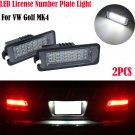 2Pcs LED License Number Plate Light For VW Golf MK4 MK5 Passat Polo CC Scirocco