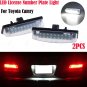 2Pcs LED License Plate Light For Toyota Camry/Aurion/Prius Lexus Is300/Ls430 12V