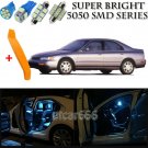 13 x Ice Blue Interior LED Lights Kit + TOOL For 1994 - 1997 Honda Accord