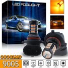 2x 9145 H10 Fog Lights Gold Yellow LED Lamp Bulbs For Toyota Tacoma 2005 - 2011