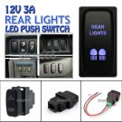 REAR LIGHT Botton For Mitsubishi Pajero Triton MN ML Blue LED Push Switch 12V 3A