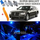 17 x Ultra Blue Interior LED Lights Kit + TOOL For 2005 - 2008 Dodge Magnum