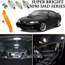 13 x Xenon White Interior LED Lights Kit + TOOL For 1994 - 2004 Ford Mustang