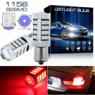 2pcs High Power Red 1156 BA15S 92SMD Projector LED Brake Stop Tail Lights Bulbs