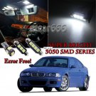 18 Premium White Bulb For BMW 3-Series E46 1998-2006 LED Interior Lights Kit