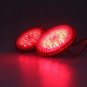 2x LED Lens Rear Bumper Reflector Brake Light For Toyota Corolla 2008 Waterproof