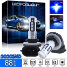 2x Car Fog Light 881 Super Blue 3030SMD LED Projector Bulbs for 04~08 Chevy Aveo