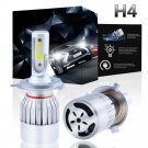 C6 Series 1300W 195000LM 2 Sides COB Chip LED Headlight Kit H4 9003 Hi/Lo Beam