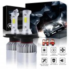 2x H4 Motorcycle LED Headlight Hi/Lo Beams Bulb 1400W 210000LM 6000K Xenon White