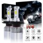 2x H4 Motorcycle LED Headlight Hi/Lo Beams Bulb 1400W 210000LM 6000K Xenon White