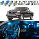 15X Bright SMD Ice Blue LED Interior Light Package Kit For GMC Sierra 2000-2006