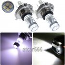 2pcs H4 100W Bright Reflector LED Bulb For Car DRL Fog Light Bulbs Driving Light