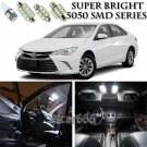 16pc Xenon White LED Interior Lights Bulb Package Kit For Toyota Camry 2012-2016