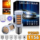 1156 BA15S P21W LED Turn Signal Backup Reverse Lights Bulbs 92SMD Amber Yellow