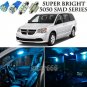 16x Bright SMD Ice Blue LED Interior Light Package Kit For Grand Caravan 08-16