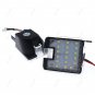 2Pcs No Error LED Side Rearview Mirror Puddle Light Fit Ford Focus 15-19 Escape