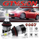 2x Upgrade 1320W 198000LM LED Headlight HB5 9007 High Low Beam Bulbs 6000K White