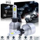 2pcs 210000LM 1400W LED Headlight Conversion Bulbs Kit H1 6000K Bright White