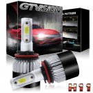 Upgrade H11 LED Headlight 6000K 1320W 198000LM 2-Side Low Beam Bulbs High Power