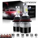 1320W 198000LM All In One LED 9007 Headlight Bulbs Kit Hi/Lo Beam 6000K White