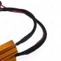 2Pcs Car 9005 HB3 Set LED Fog Light Load Resistor Canceller Decoder Wire Harness