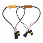 2Pcs Car 9005 HB3 Set LED Fog Light Load Resistor Canceller Decoder Wire Harness