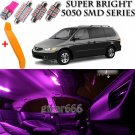 16 x Ultra PINK Interior LED Lights Kit + TOOL For 1999 - 2004 Honda Odyssey