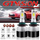 2pcs 1320W 198000LM 2-sides LED Headlight 9006 HB4 HID 6000K Bright White Bulbs