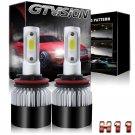 H11 H8 H9 LED Headlight 198000LM HID White Light Kit Low Beam Bulbs 6000K White