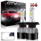2pcs H4 6000K 198000LM 1320W COB LED Car Headlight Kit Hi/Lo Beam Light Upgrade