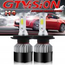 Upgrade 1320W 198000LM LED Headlight Kit H4 HB2 9003 Hi/low Beams HID 6000K Bulb