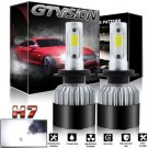 2x High Power 198000LM 1320W LED Headlight Kit H7 6000K Super Bright White Bulbs