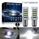 92SMD 1157 BAY15D Bright Xenon Whtie Tail Stop Brake Light LED Bulbs High Power
