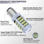 92SMD 1157 BAY15D Bright Xenon Whtie Tail Stop Brake Light LED Bulbs High Power