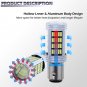 92SMD 1157 BAY15D Bright Xenon Whtie Tail Stop Brake Light LED Bulbs High Power