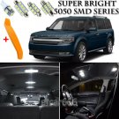 15 x Xenon White Interior LED Lights Kit + TOOL For 2009 - 2017 Ford Flex