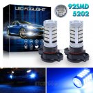 Blue 92SMD 5202 LED Fog Light Bulbs For GMC Sierra 1500 07-15 Yukon XL 2007-2013