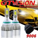 Pair 9006 HB4 LED Fog Light Bulb For Dodge RAM 1500 2500 3500 13-2017 COB White
