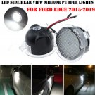 2Pcs LED Under Side Rear View Mirror Puddle Light Fit For Ford Taurus 2015-2019