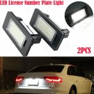 2Pcs LED License Number Plate Light For Audi B8 A4 S4 A5 S5 RS5 TT Q5 VW PASSAT