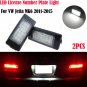 2Pcs Error Free LED License Plate Lights For Volkswagen VW JETTA Mk6 2011-2015
