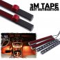 4X Car Interior RGB 16 Color LED Neon Strip Light USB Wireless APP Music Control