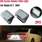2Pcs LED 18smd For Mazda 6 Cx7 License Plate Lighting Number Plate Can-Bus 6000k