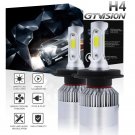 H4 HB2 9003 1400W 210000LM 6000K 3 Sides LED Headlight Kit Hi/low Beam HID Bulbs