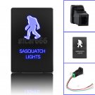 ON-OFF Blue LED Push Switch SASQUATCH LIGHTS For Toyota Tundra 4Runner 2010-up