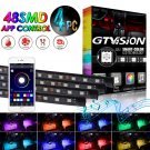 48LED USB Strip Light RGB Car Interior Light Wireless APP Voice Control 16 Color