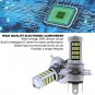 2pcs 92SMD Xenon White H4 9003 LED Fog Light Bulb Driving Daytime Running Light