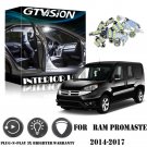 12Pcs Bright White LED Lights Interior Package Kit for 2014-2017 RAM ProMaster
