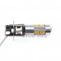 2pcs Amber Yellow H3 10SMD LED Projector Bulbs For Cars DRL Driving Fog Lights